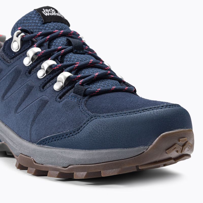 Jack Wolfskin moteriški trekingo batai Refugio Texapore Low navy blue 4050821 7