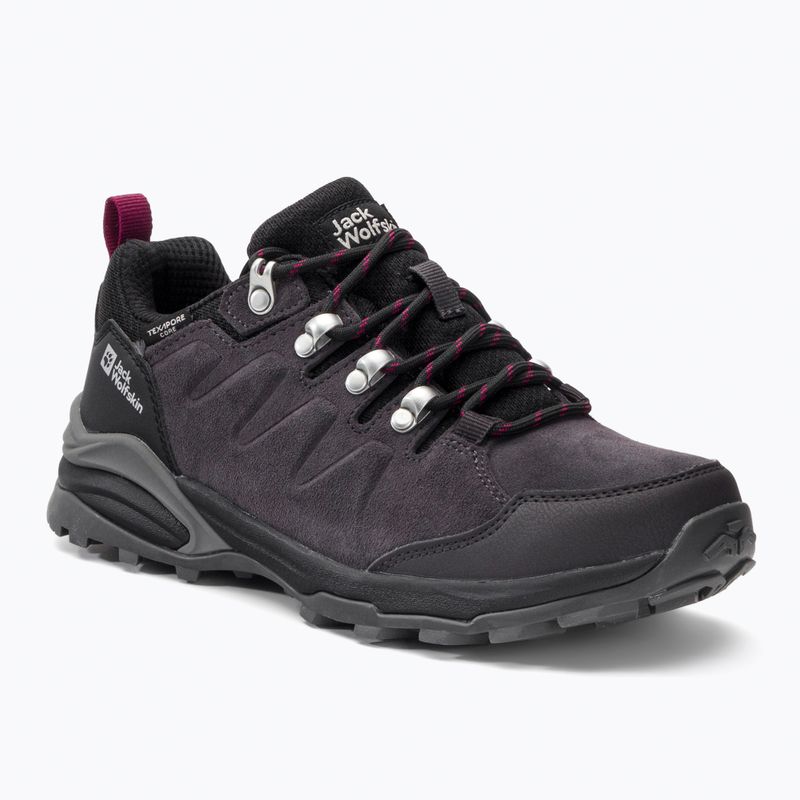 Jack Wolfskin moteriški trekingo batai Refugio Texapore Low black 4050821