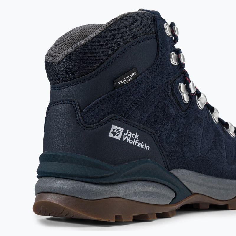 Jack Wolfskin moteriški trekingo batai Refugio Texapore Mid navy blue 4050871 8