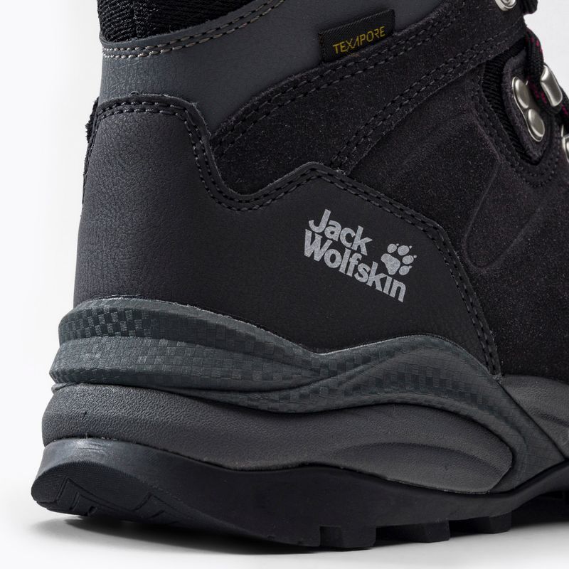 Jack Wolfskin moteriški trekingo batai Refugio Texapore Mid pilki 4050871 8