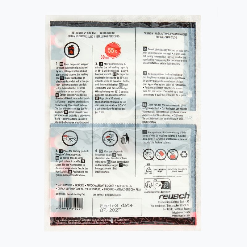Šildančių pagalvėlių rinkinys Reusch Heating Pad Set 8h white 4