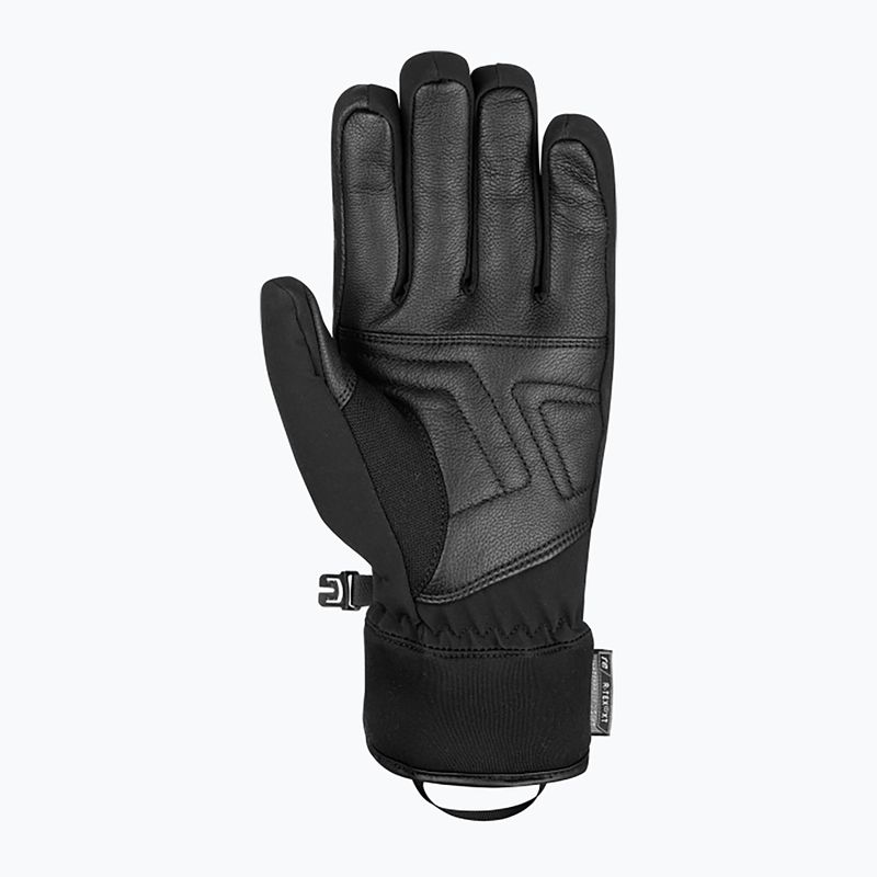 Reusch Storm R-Tex Xt slidinėjimo pirštinės juoda/juoda melanžas/neon žalia 7