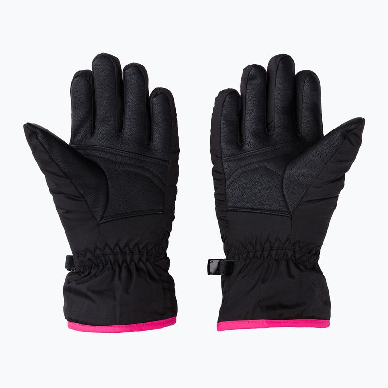 Reusch Alan vaikiškos slidinėjimo pirštinės juodos/rožinės spalvos 60/61/115 2