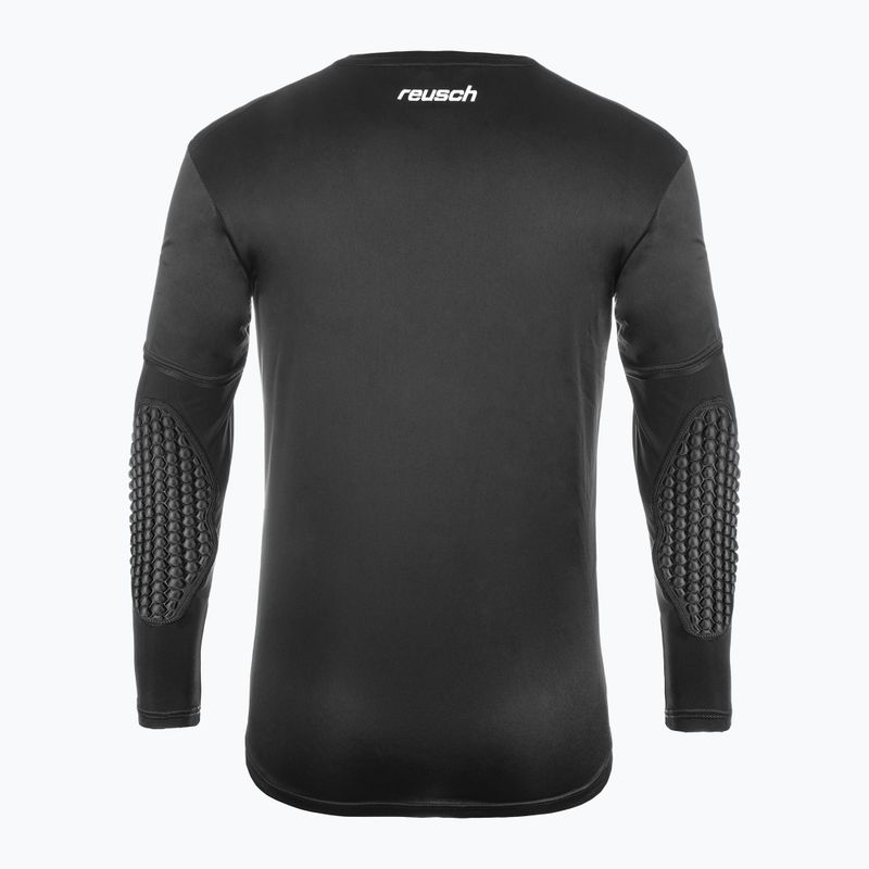 Vyrų vartininko marškinėliai Reusch Goalkeeper Jersey Padded black/white 2