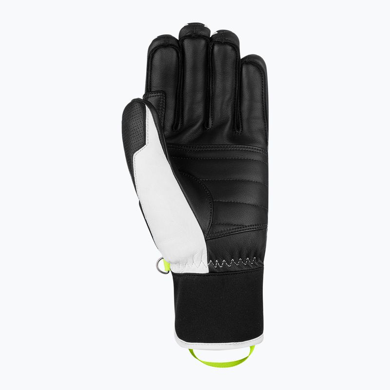 Slidinėjimo pirštinės Reusch Master Pro black/white/safety yellow 4