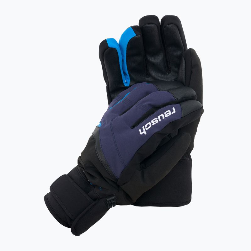 Reusch Blaster GTX slidinėjimo pirštinės juoda/mėlyna 61/01/329
