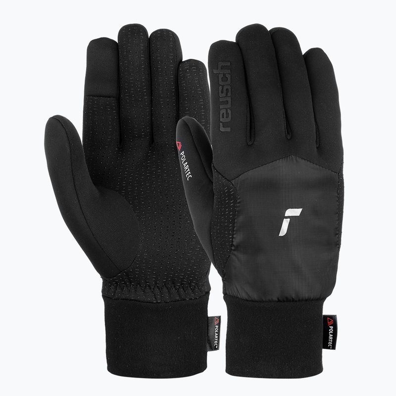 Slidinėjimo pirštinės Reusch Garhwal Hybrid Touch-Tec black/silver 2