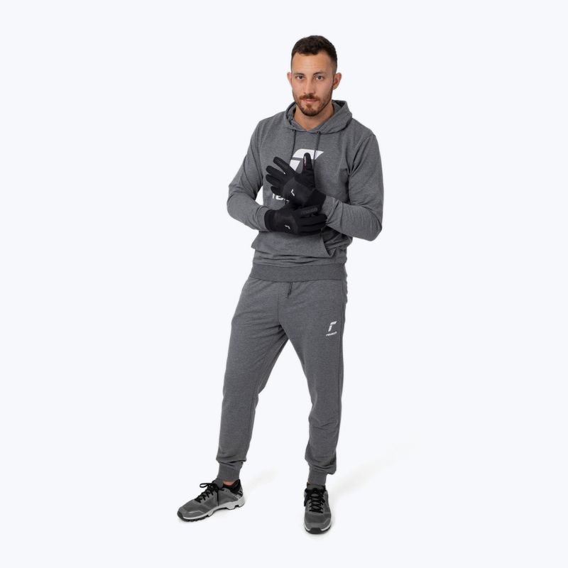 Slidinėjimo pirštinės Reusch Garhwal Hybrid Touch-Tec black/silver 7