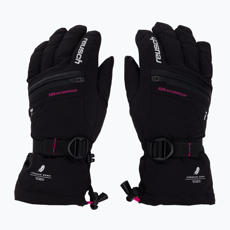 Reusch Lando R-TEX XT vaikiškos slidinėjimo pirštinės juodos 61/61/243/7720 2