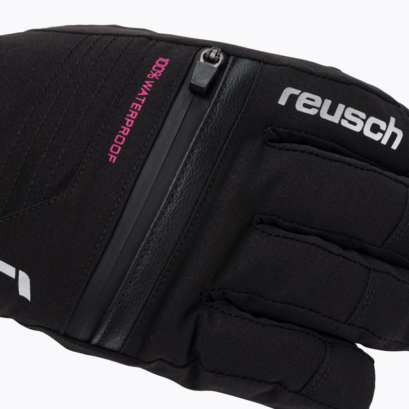 Reusch Lando R-TEX XT vaikiškos slidinėjimo pirštinės juodos 61/61/243/7720 5