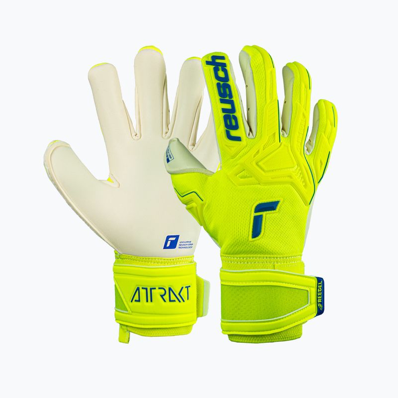 Reusch Attrakt Freegel Gold X vartininko pirštinės geltonos 5270935 4