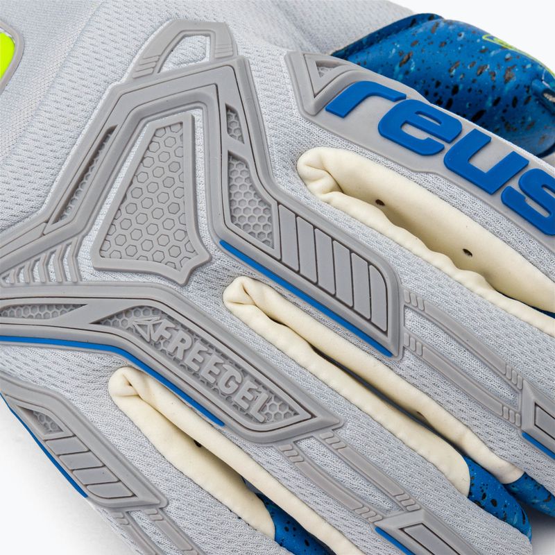 Reusch Attrakt Freegel Fusion Ortho-Tec vartininko pirštinės pilkos 5270990 4