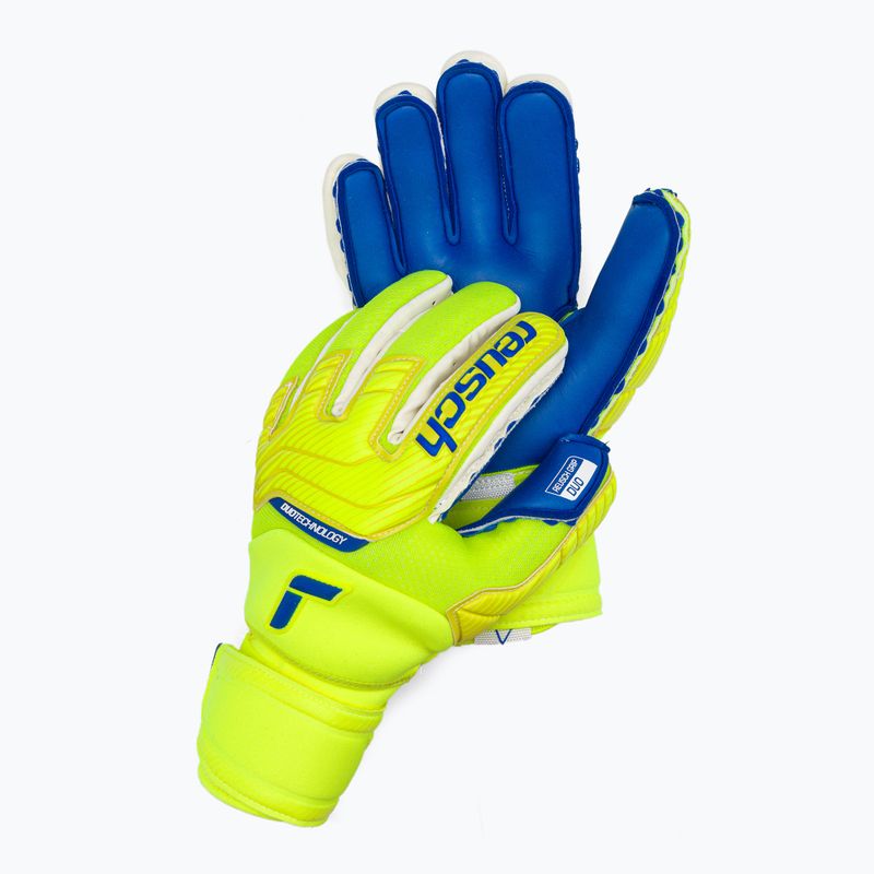 Reusch Attrakt Duo Ortho-Tec vartininko pirštinės geltonos 5270050 2