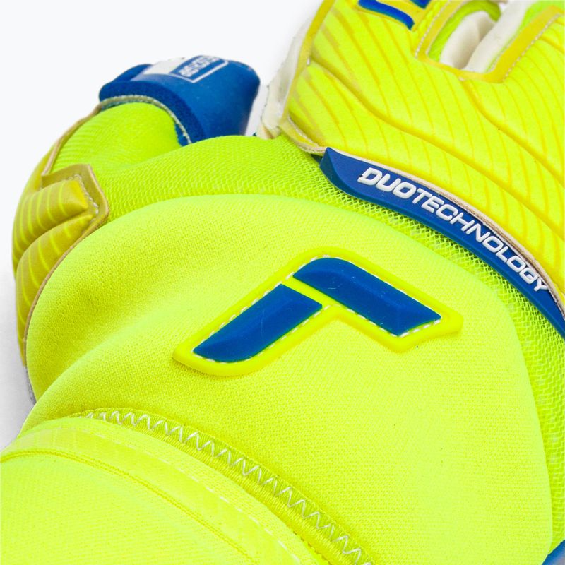 Reusch Attrakt Duo Ortho-Tec vartininko pirštinės geltonos 5270050 4