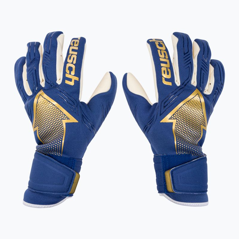 Reusch Arrow Gold X mėlynos vartininko pirštinės 5270908-4026