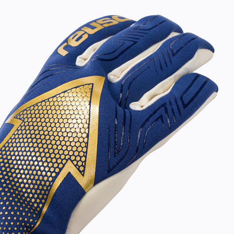 Reusch Arrow Gold X mėlynos vartininko pirštinės 5270908-4026 3