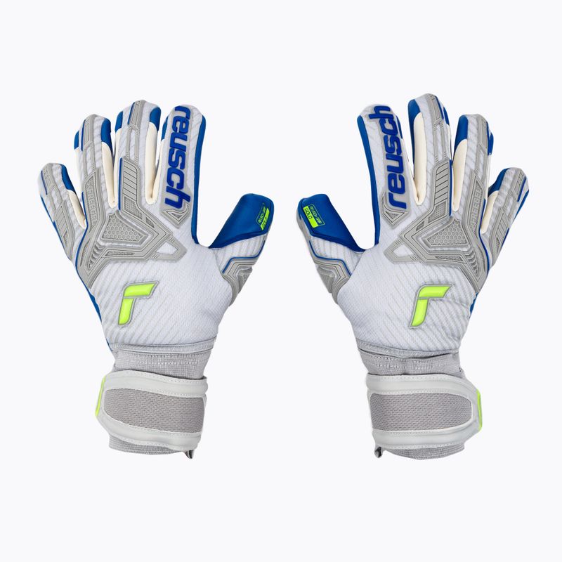 Reusch Attrakt Freegel Gold Finger Support Vartininko pirštinės pilkos 5270130-6006