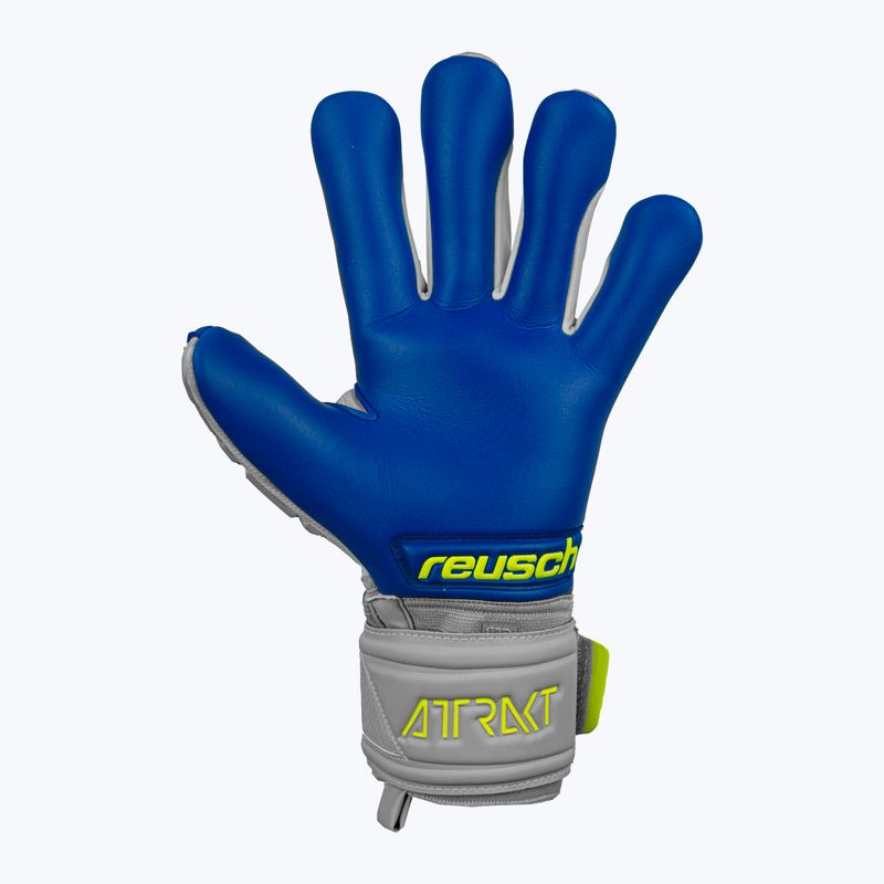 Reusch Attrakt Freegel Gold Finger Support Vartininko pirštinės pilkos 5270130-6006 7