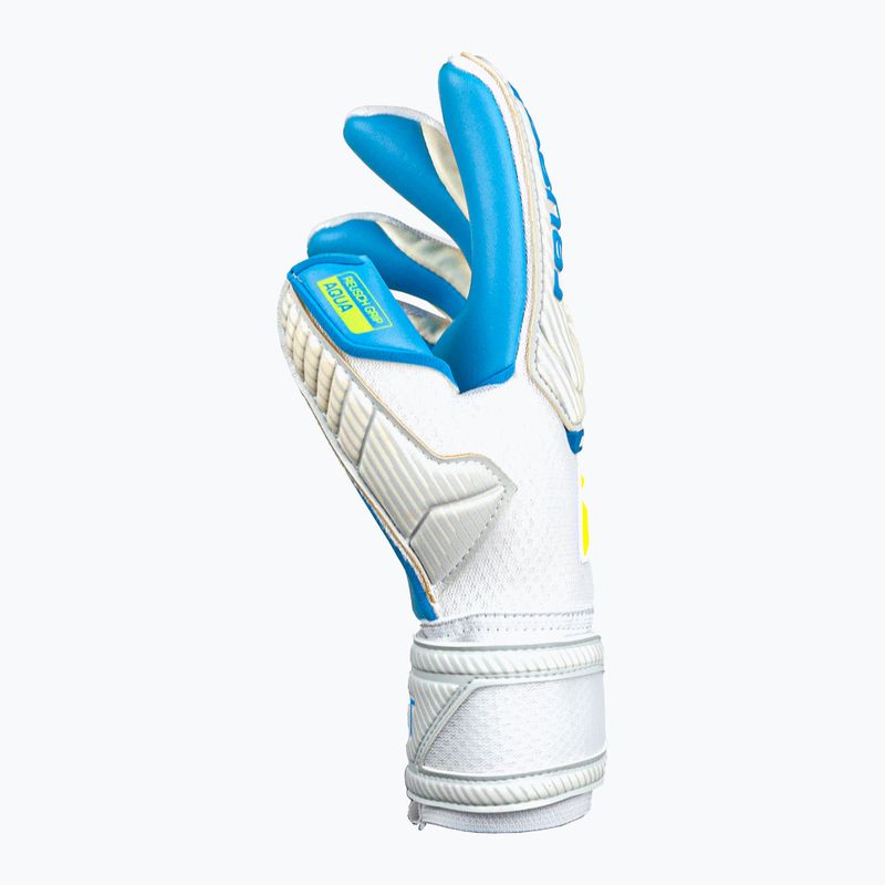 Reusch Attrakt Aqua mėlynos ir baltos spalvos vartininko pirštinės 5270439 7