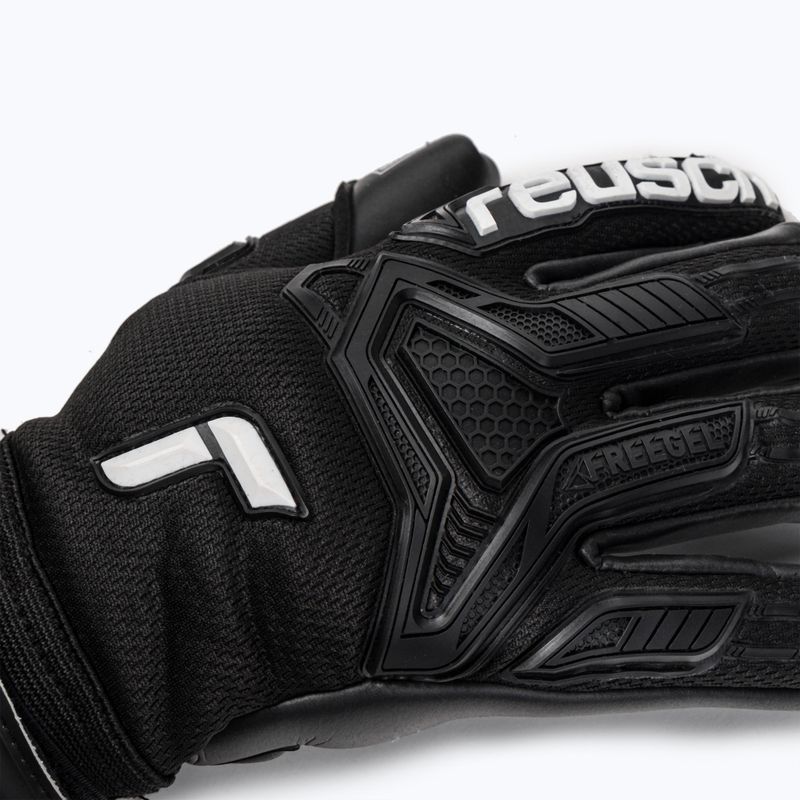 Reusch Attrakt Freegel Infinity Finger Support Vartininko pirštinės juodos 5270730-7700 3