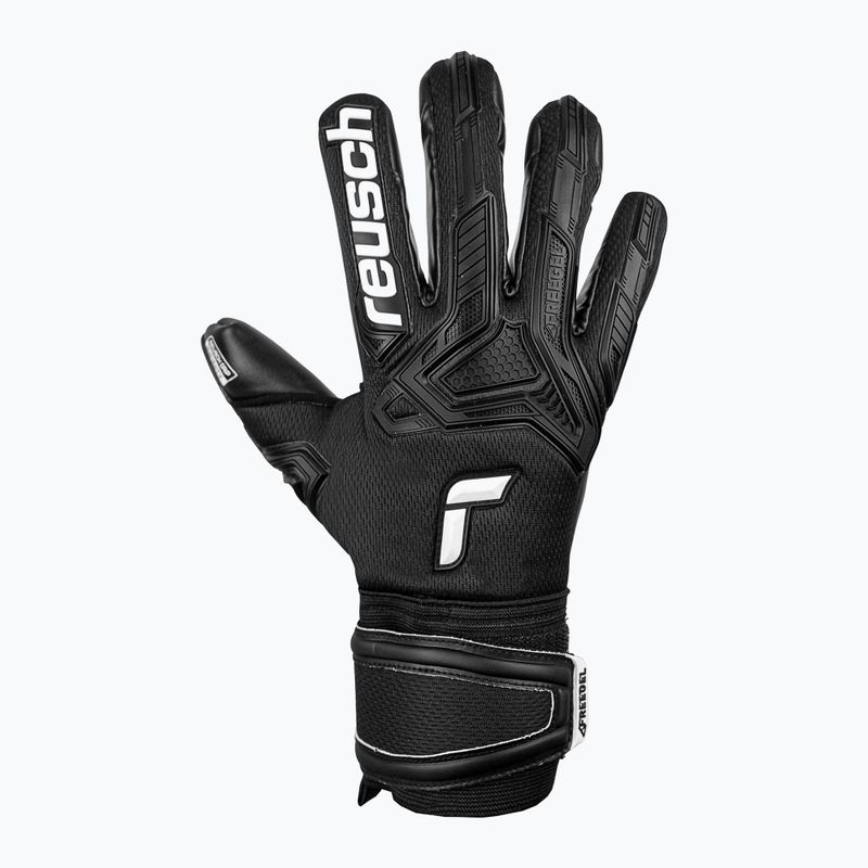 Reusch Attrakt Freegel Infinity Finger Support Vartininko pirštinės juodos 5270730-7700 6