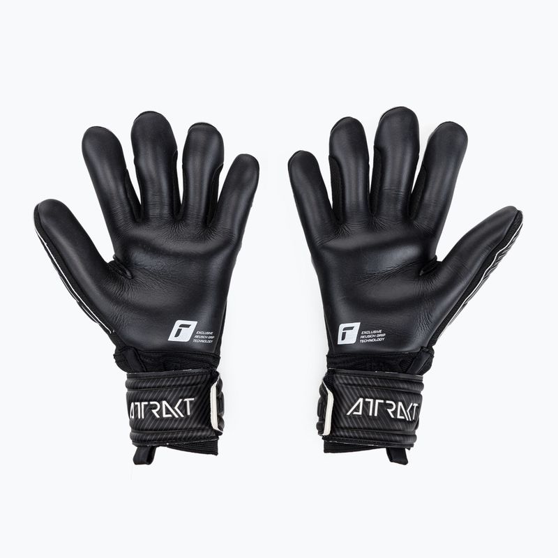 Reusch Attrakt Infinity Finger Support Vartininko pirštinės juodos 5270720-7700 2