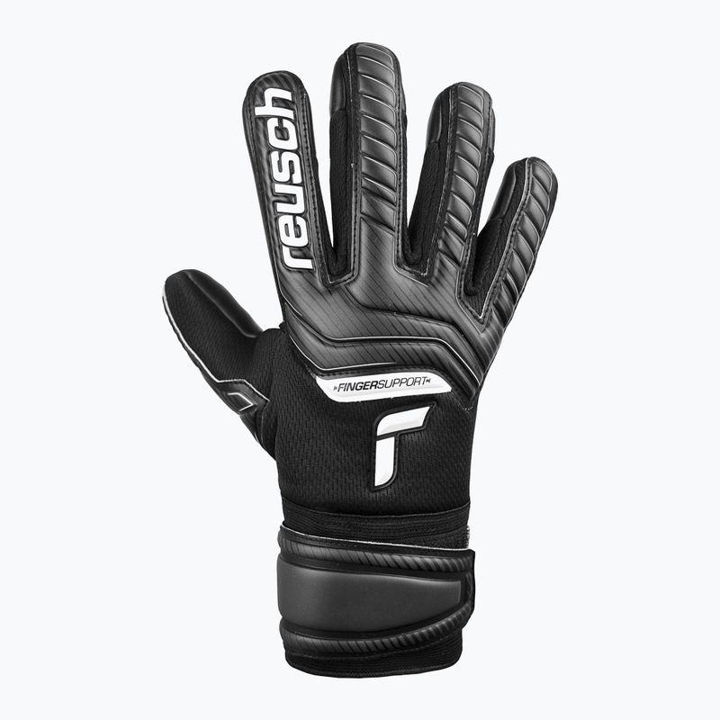 Reusch Attrakt Infinity Finger Support Vartininko pirštinės juodos 5270720-7700 6