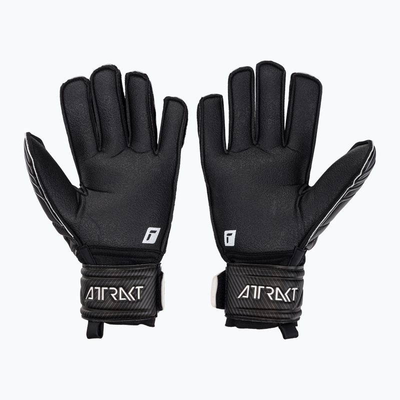 Reusch Attrakt Resist Finger Support Vartininko pirštinės juodos 5270610-7700 2