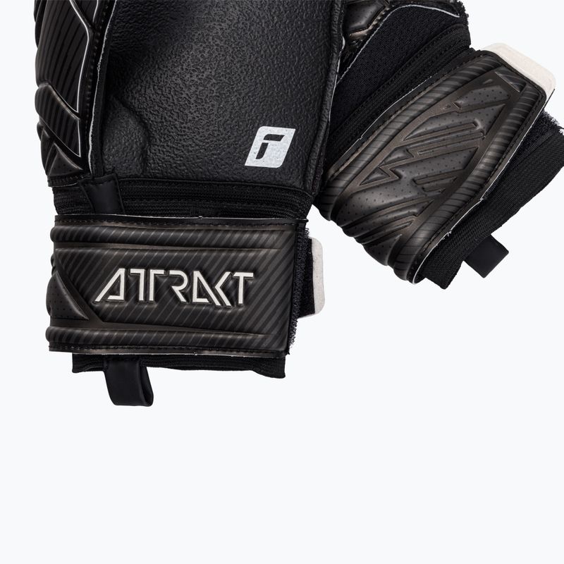 Reusch Attrakt Resist Finger Support Vartininko pirštinės juodos 5270610-7700 4