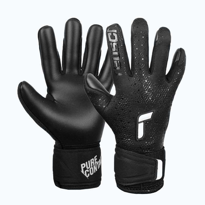 Reusch Pure Contact Infinity vaikiškos vartininko pirštinės, juodos 5272700 4