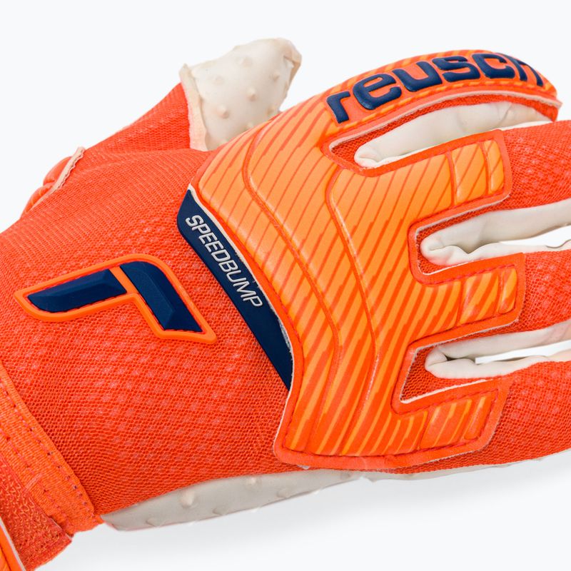 Reusch Attrakt SpeedBump vartininko pirštinės oranžinės 527039-2290 3