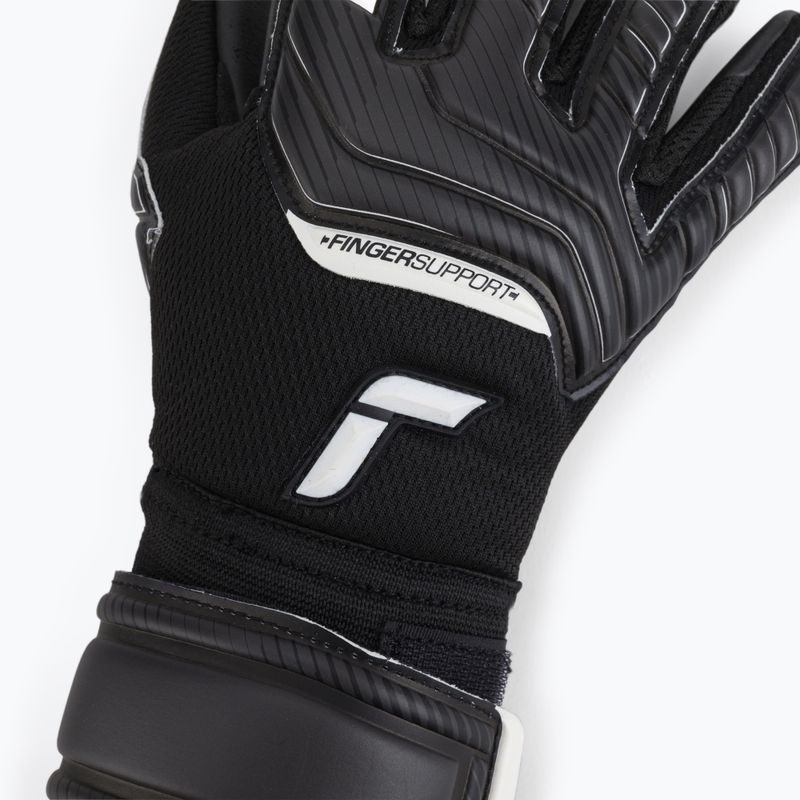 Reusch Attrakt Infinity Finger Support vaikiškos vartininko pirštinės juodos 5272720 3