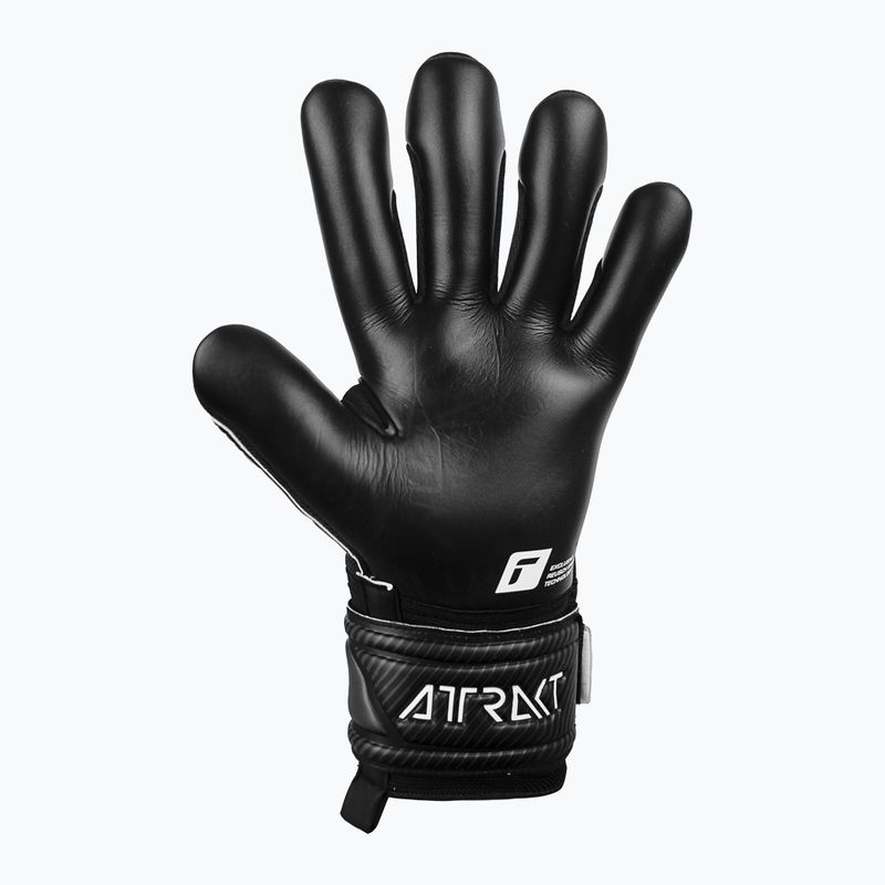Reusch Attrakt Infinity Finger Support vaikiškos vartininko pirštinės juodos 5272720 7