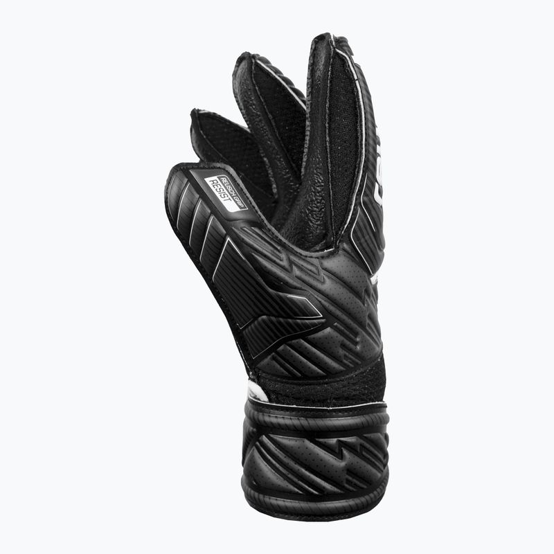Reusch Attrakt Resist Finger Support Junior vaikiškos vartininko pirštinės juodos 5272610 7