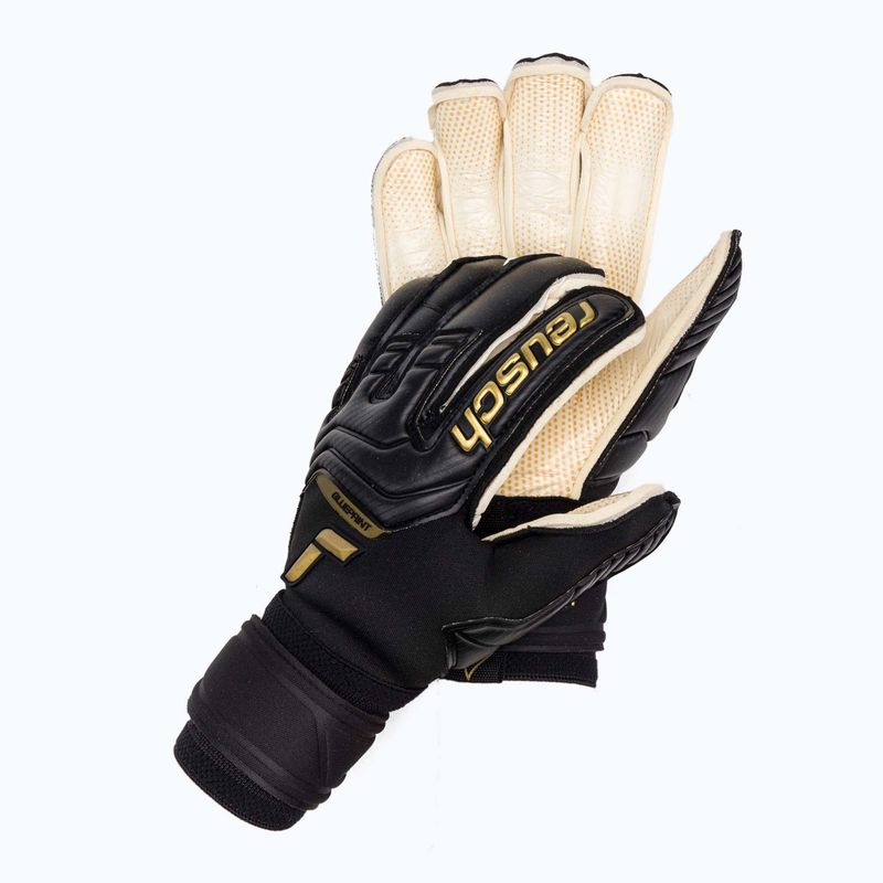 Reusch Attrakt Gold X GluePrint vartininko pirštinės juodos 5270975 2