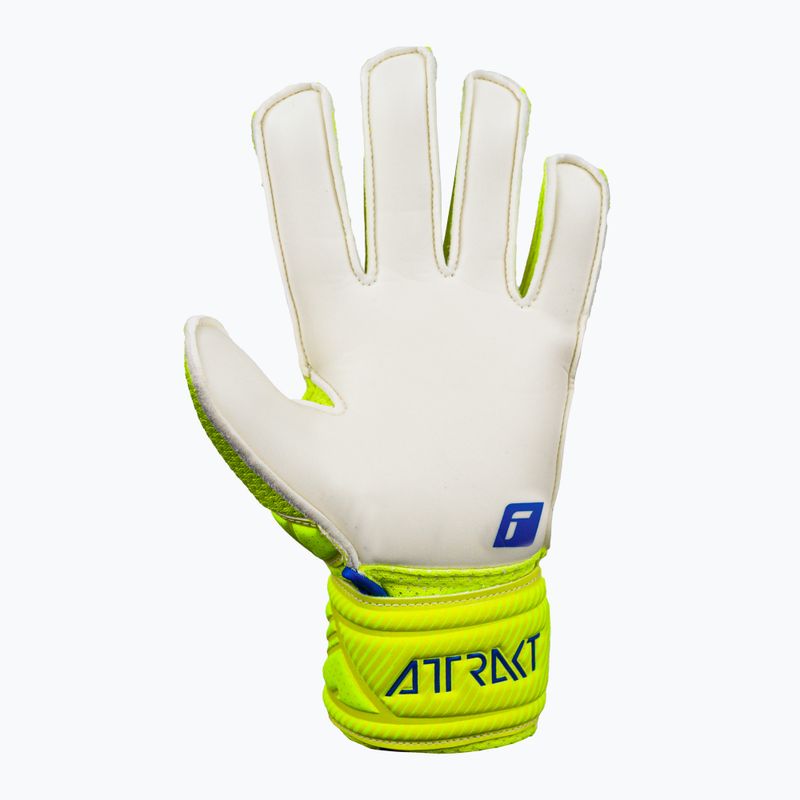 Reusch Attrakt Solid Junior vaikiškos vartininko pirštinės geltonos 5272515-2001 8