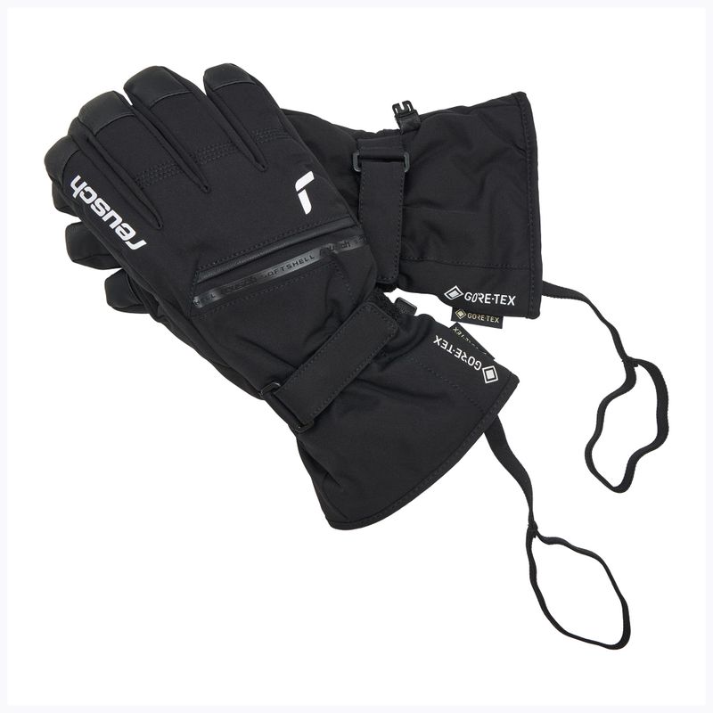 Slidinėjimo pirštinės Reusch Morris GORE-TEX black/white 6