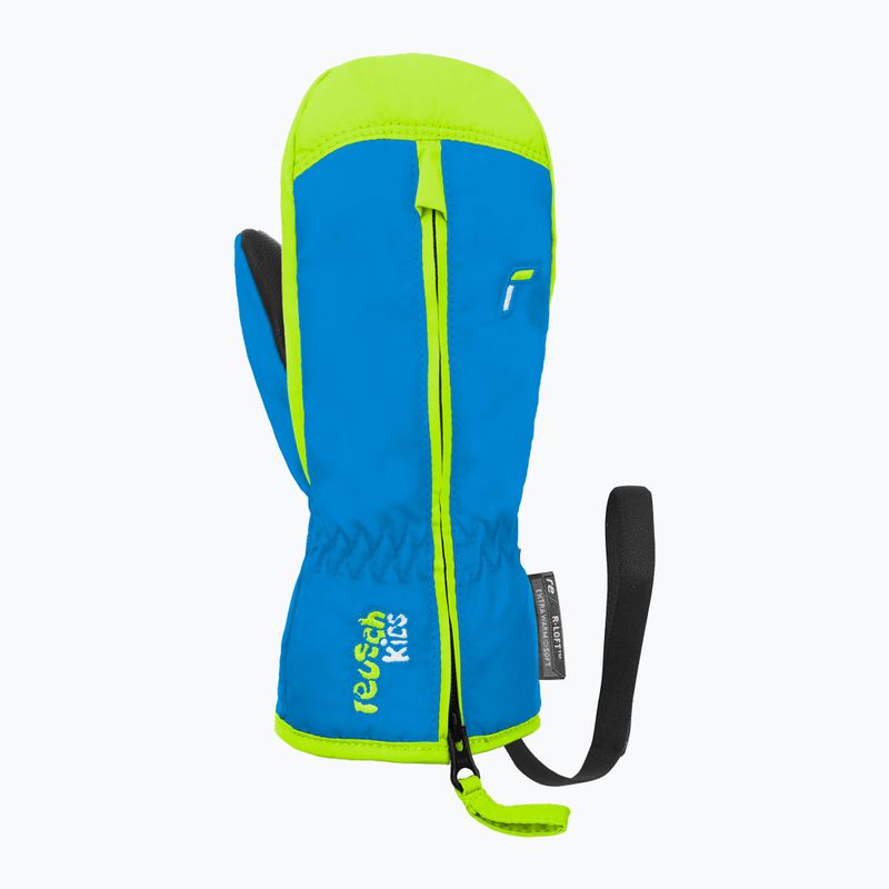 Vaikiškos slidinėjimo pirštinės Reusch Ben Mitten brilliant blue/safety yel 2
