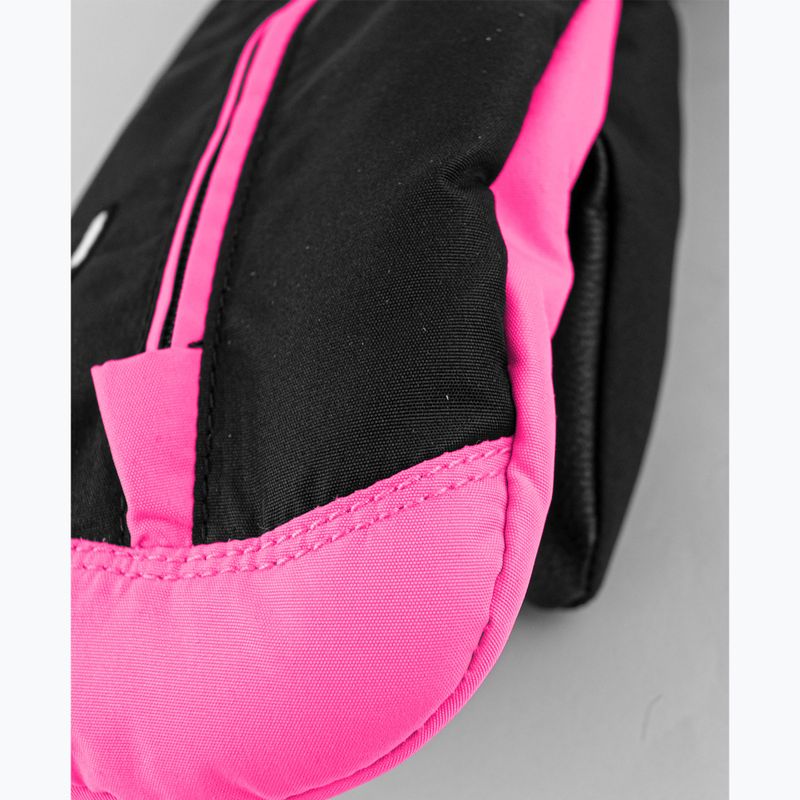 Vaikiškos slidinėjimo pirštinės Reusch Ben Mitten black/ knockout pink 4