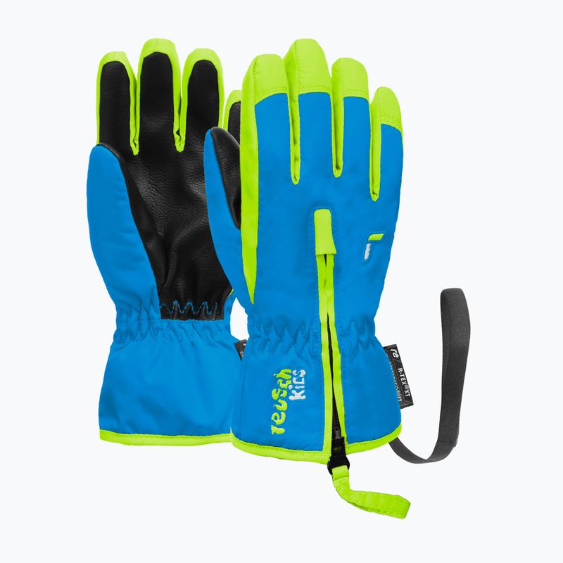 Vaikiškos slidinėjimo pirštinės Reusch Ben brilliant blue/safety yellow 2