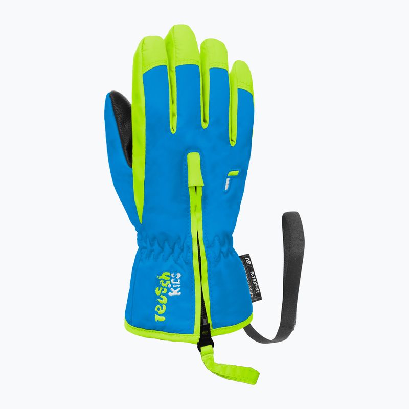 Vaikiškos slidinėjimo pirštinės Reusch Ben brilliant blue/safety yellow 3