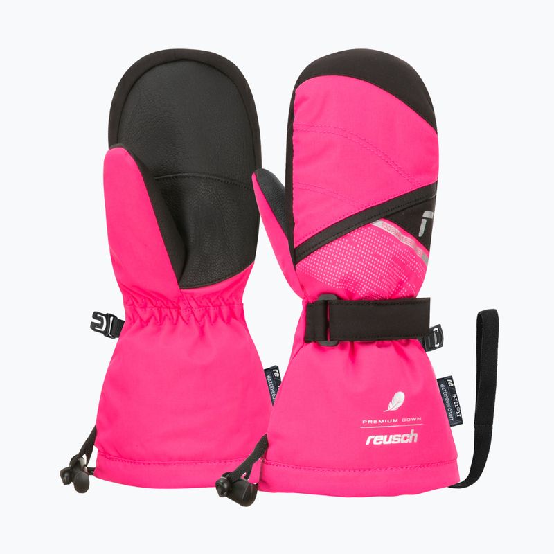 Vaikiškos slidinėjimo pirštinės Reusch Kaden Down R-Tex XT Mitten pink glo
