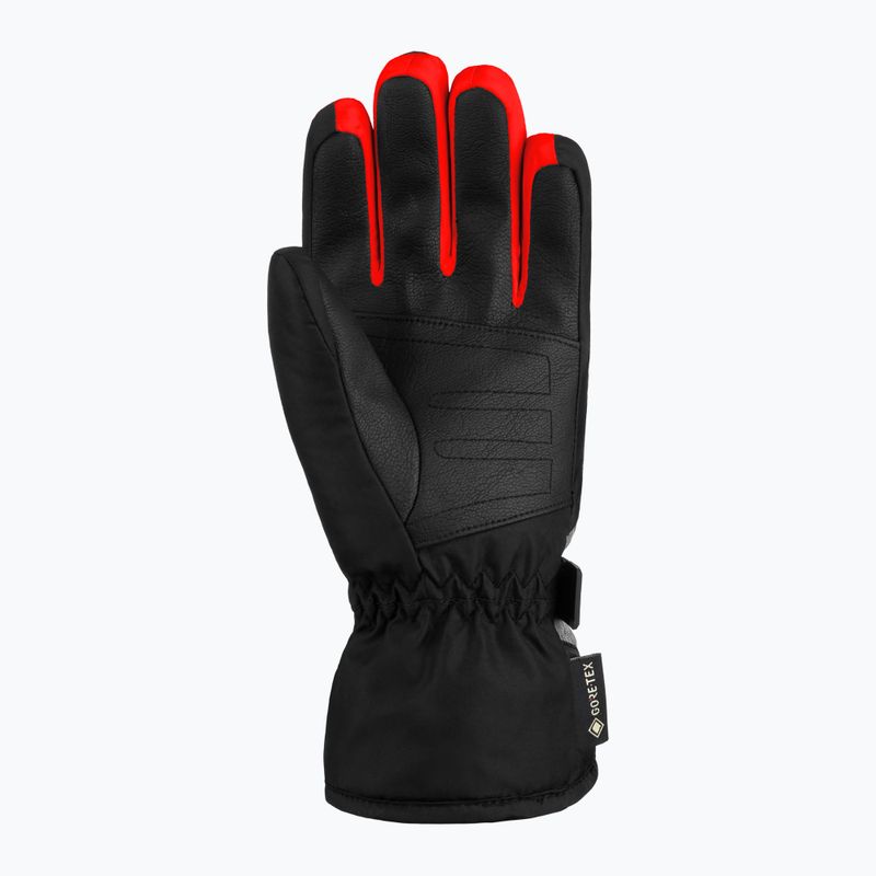 Vaikiškos slidinėjimo pirštinės Reusch Flash Gore-Tex black/black melange/fire red 3