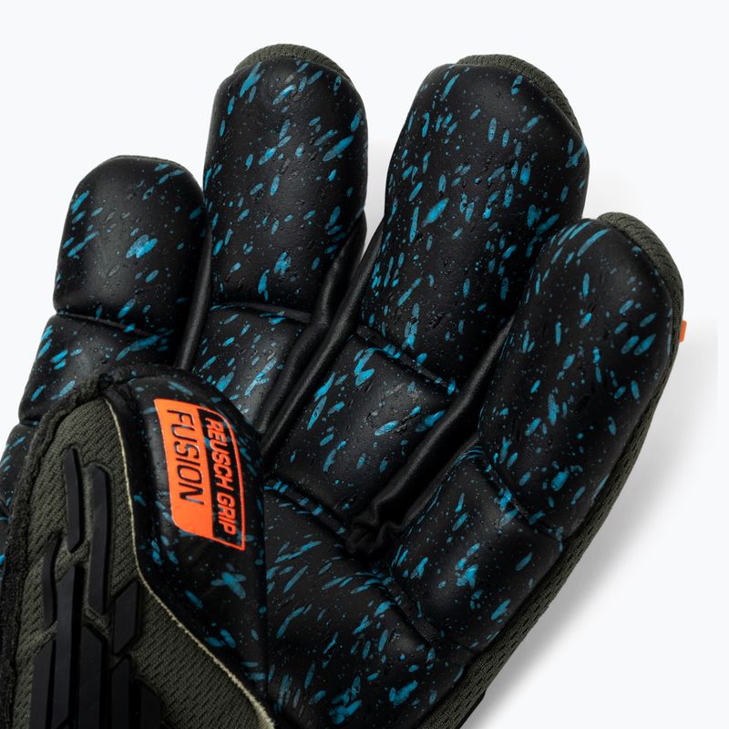 Reusch Attrakt Freegel Fusion Ortho-Tec vartininko pirštinės žalios 5370090-5555 4