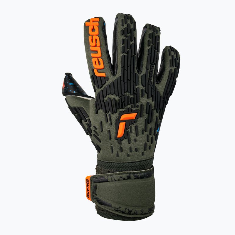 Reusch Attrakt Freegel Fusion vartininko pirštinės žalios 5370095-5555 7