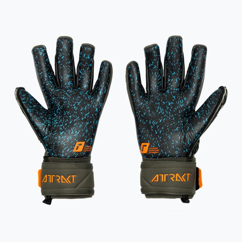 Reusch Attrakt Freegel Fusion vartininko pirštinės žalios 5370095-5555 2