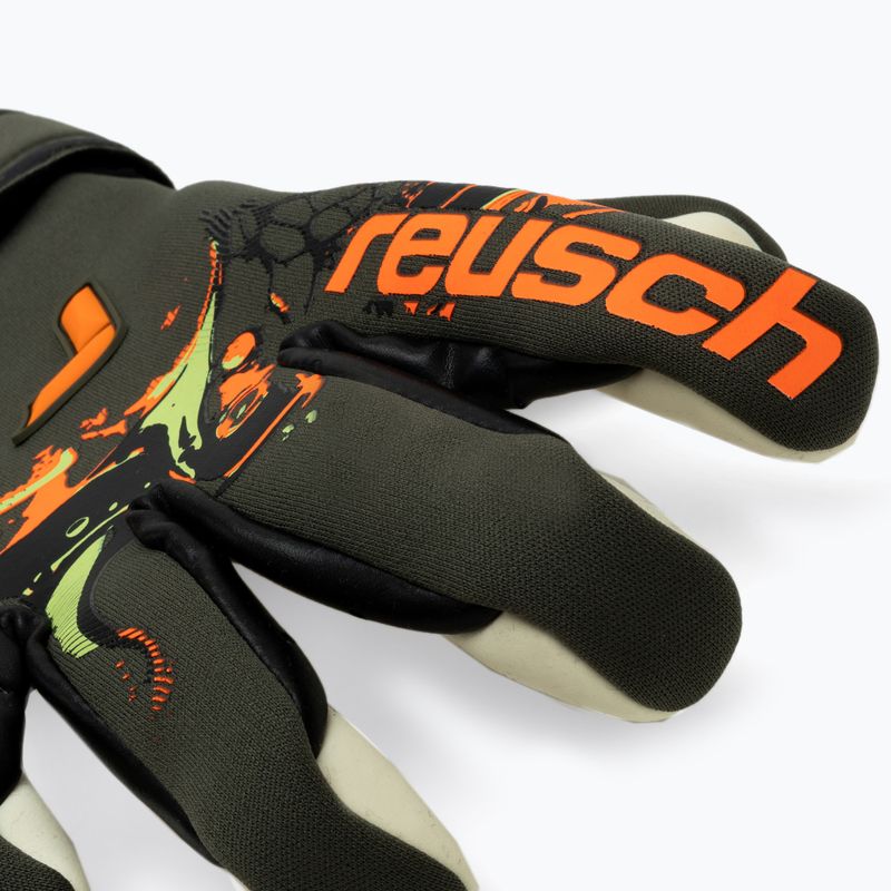 Reusch Pure Contact Gold X Adaptive Flex vartininko pirštinės žalios 5370015-5556 3