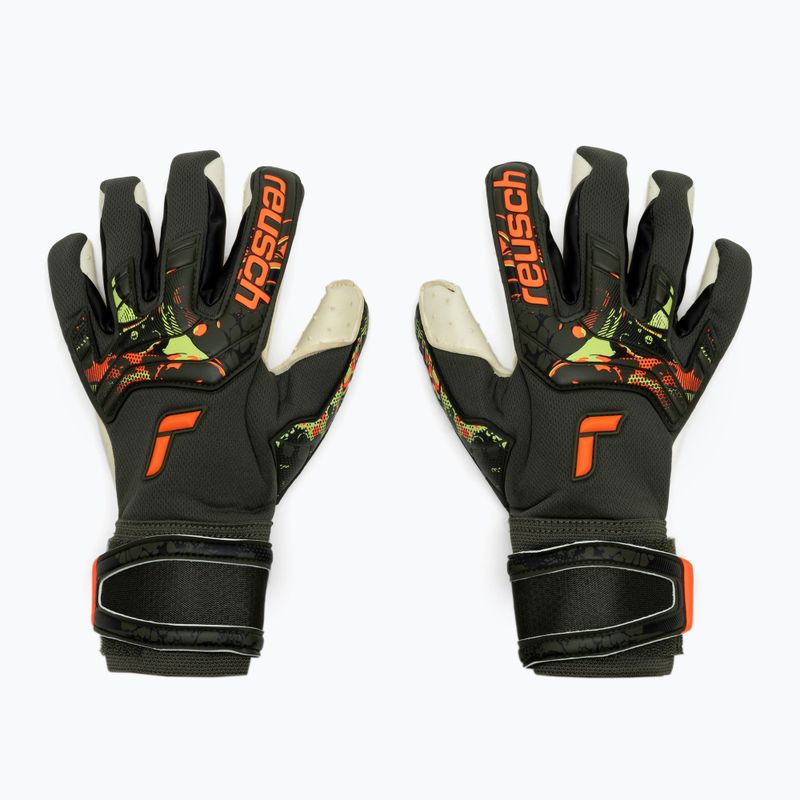 Reusch Attrakt Speedbump vartininko pirštinės žalios 5370039-5556
