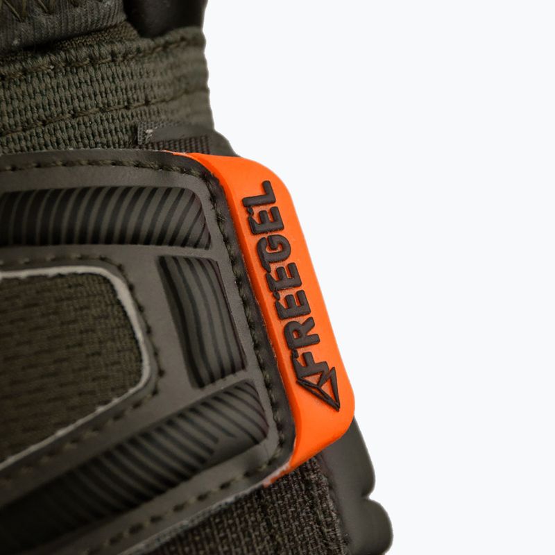 Reusch Attrakt Freegel Gold Finger Support Vartininko pirštinės juodos 5370030-5555 10