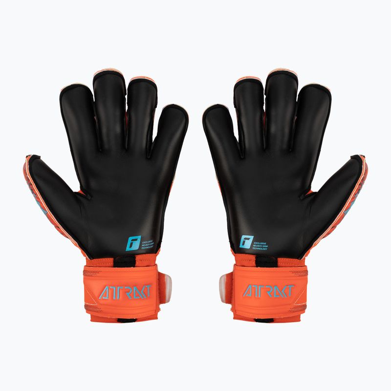 Reusch Attrakt Gold X Evolution Cut Finger Support vartininko pirštinės raudonos 5370950-3333 2